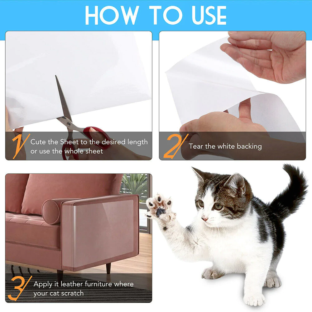 8-Piece Cat Scratch Furniture Protector Guards