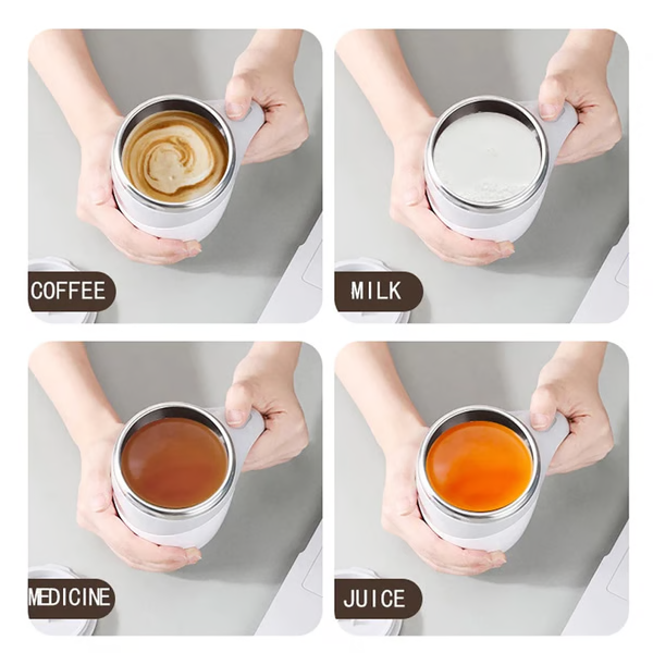Automatic Self Stirring Magnetic Coffee Cup - detail