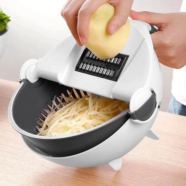 7-in-1 Vegetable Chopper and Slicer with Interchangeable Blades, - detail