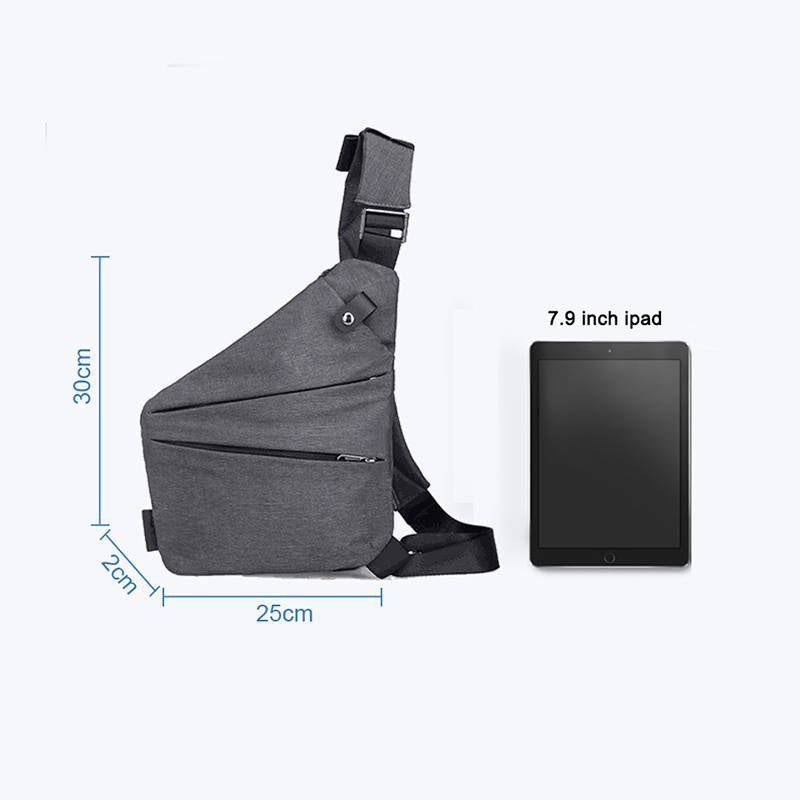 Anti theft Crossbody Travel Bag - alternate angle