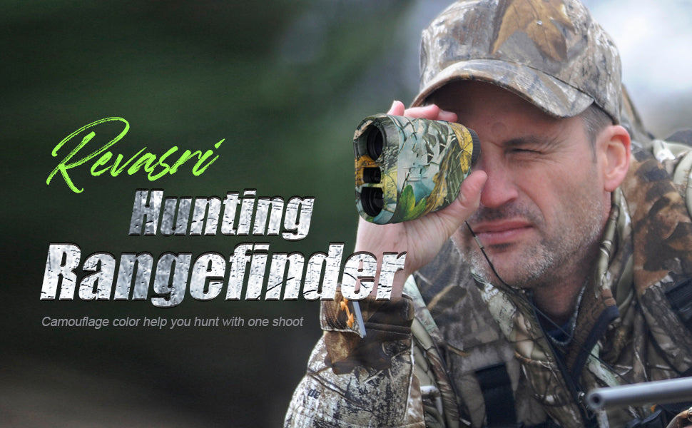 Hunting Laser Rangefinder - 1000 Yard, 6.5X Magnification - alternate angle
