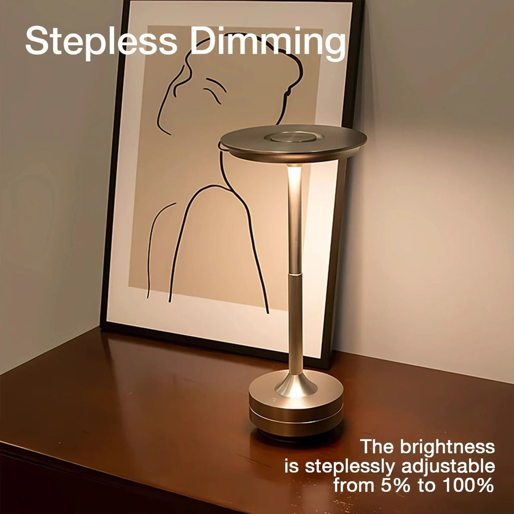Cable-Free Rechargeable Modern Aura Table Lamp - detail