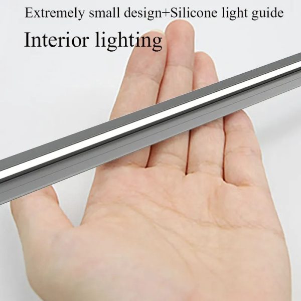 45 Degree LED Under Cabinet Lighting Bars Invisible Ultra Thin Strips - detail