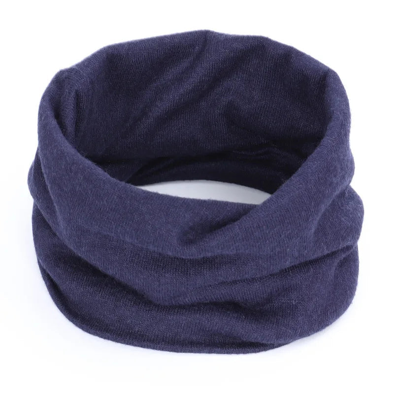 Cozy Cashmere Winter Scarf Neck Warmer - in use
