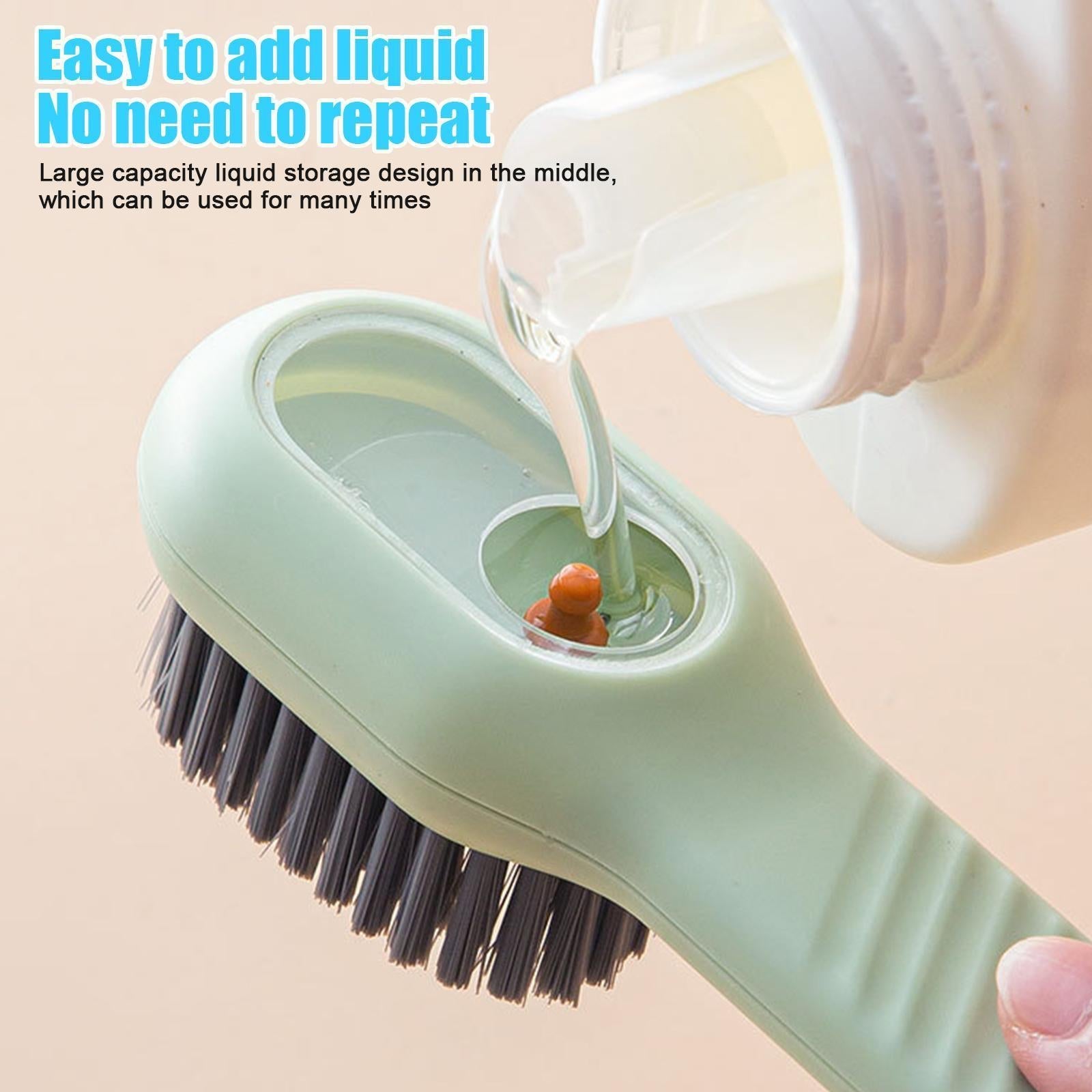 2-Set Shoe Cleaning Brushes - in use
