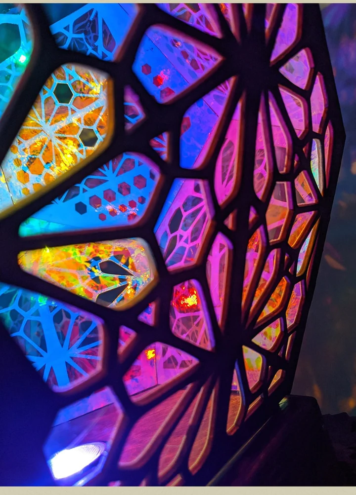 Bohemian Projection Lamp Colorful Night Light - detail