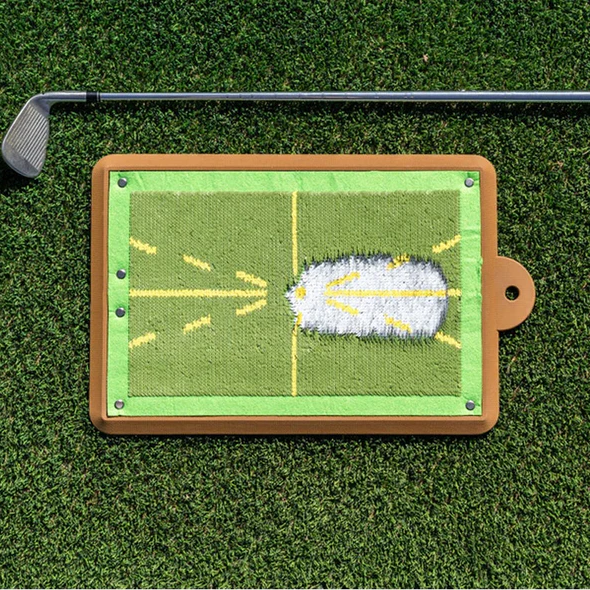 Golf Training Swing Detection Mat - alternate angle