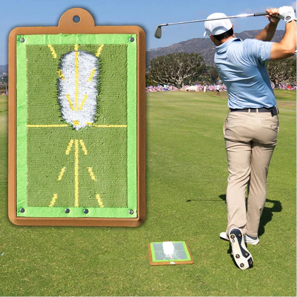 Golf Training Swing Detection Mat - alternate angle
