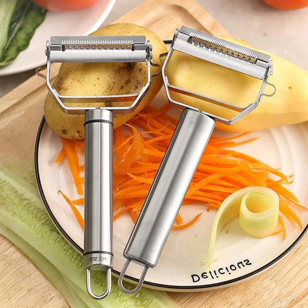 Dual-Blade Peeler for Slicing - detail