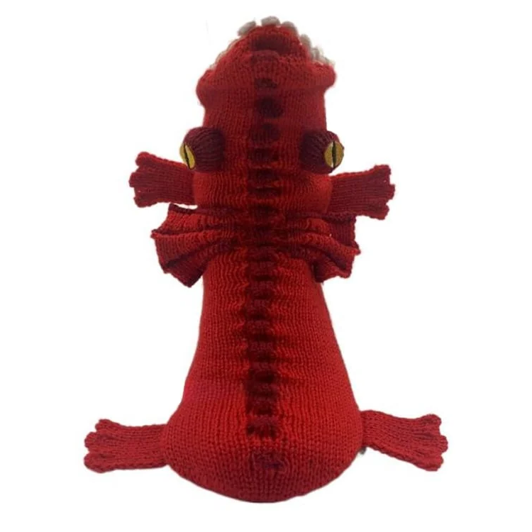 3D Knitted Crocodile Socks - Fun Novelty Crew Socks for Gifting - detail