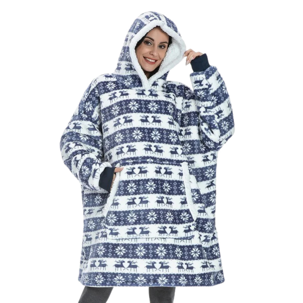 Cozy Oversized Blanket Hoodie