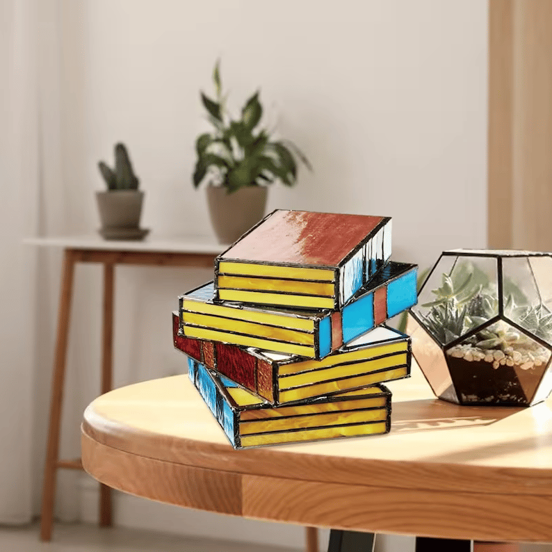 Books Lamp - in use