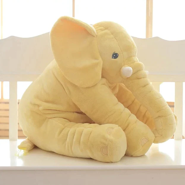 Baby Elephant Cuddle Pillow - alternate angle