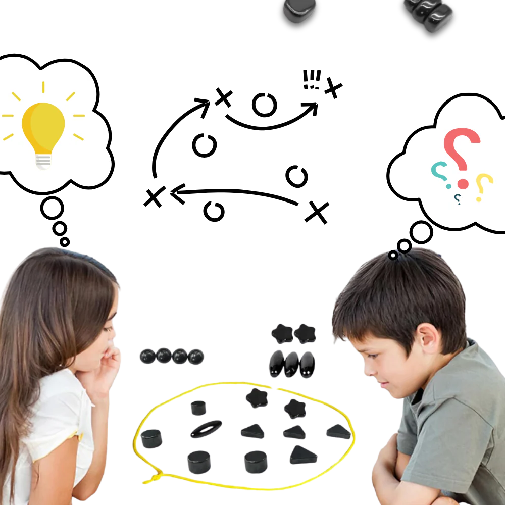 Fun & Strategic Magnetic Chess Game - in use