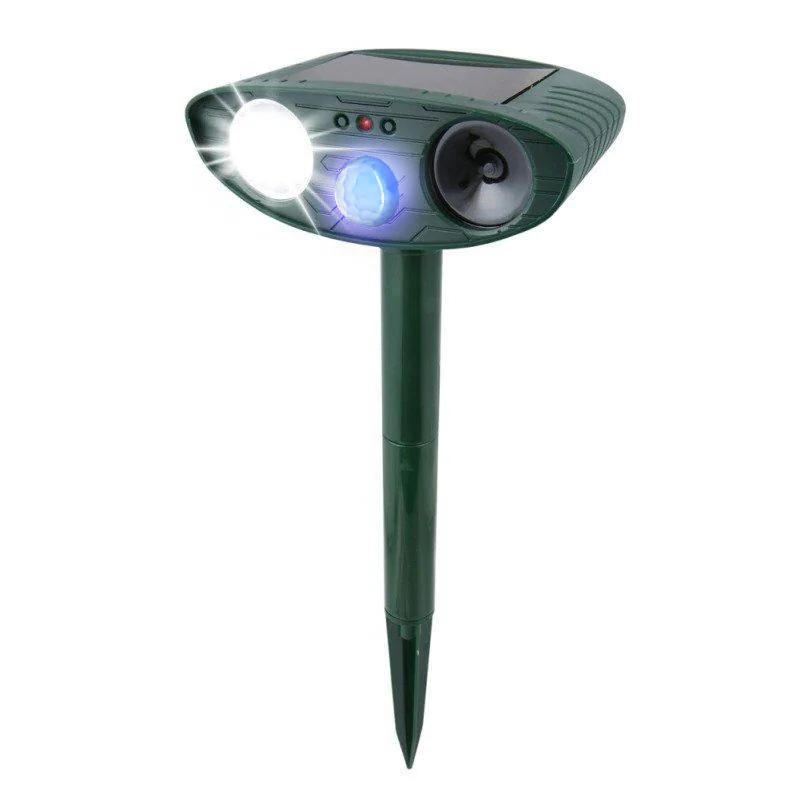 Dog Outdoor Solar Ultrasonic Repeller - Get Rid of Dogs in 48 Hours or It's Free