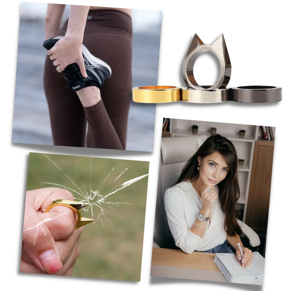 Cat Ear Protective Ring - alternate angle