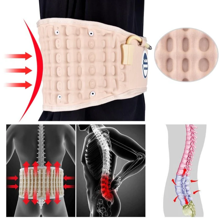 Decompression Back Brace Support Belt Relieve Back Pain From - detail
