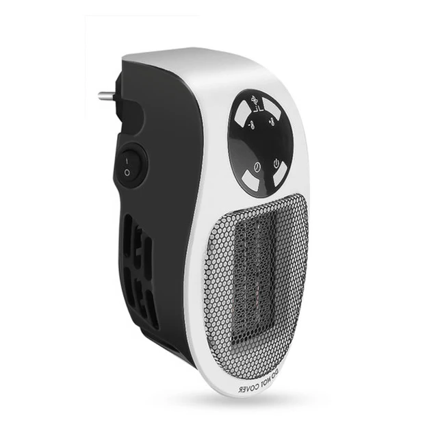 500W Mini Portable Electric Heater with Timer, Remote & Quiet Fan