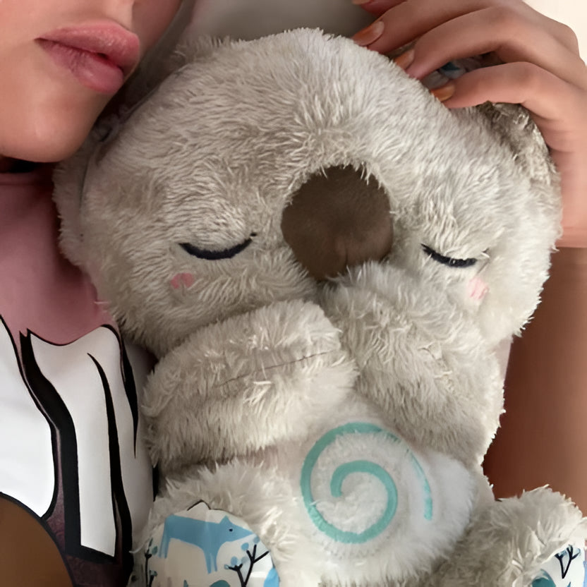 Anxiety Relief Koala Plush Toy with Music, Lights and Rhythmic Breathing Motion - detail