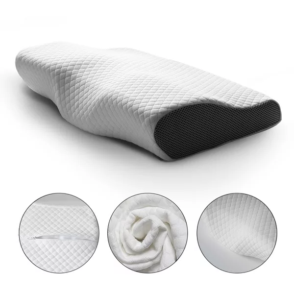 Contoured Orthopedic Memory Foam Pillow for Neck Pain - detail