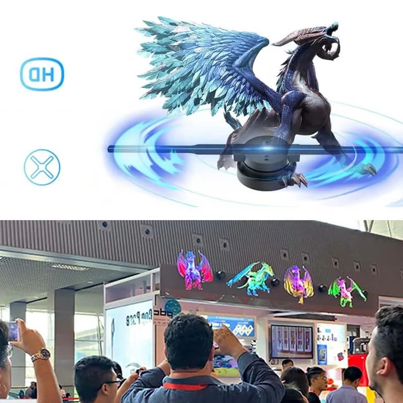 3D Hologram LED Fan Projector - detail