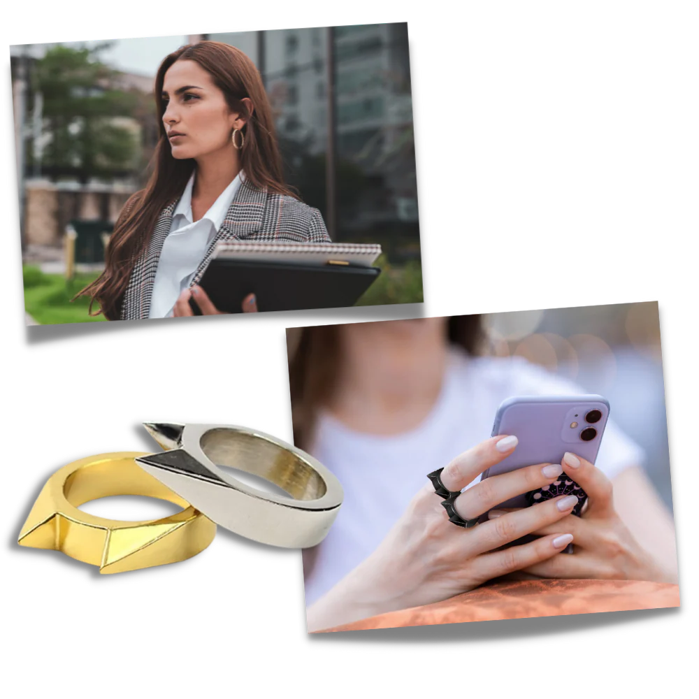 Cat Ear Protective Ring - detail