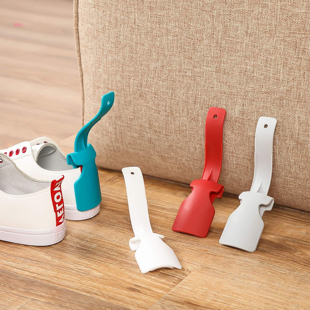 Clip-N-Slip | Easy Lazy Shoe Horn - in use