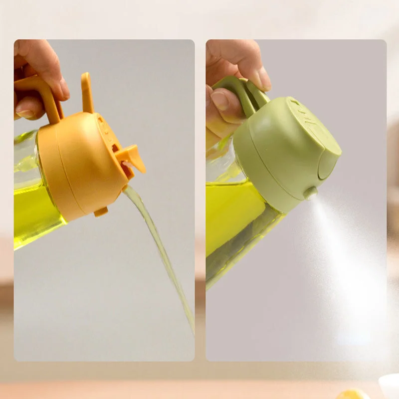 2-in-1 Glass Oil Sprayer & Dispenser Bottle - detail