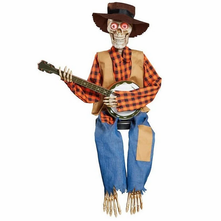 Funny Animated Dueling Banjo Skeletons - alternate angle