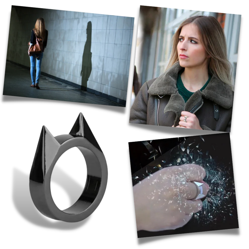 Cat Ear Protective Ring - detail