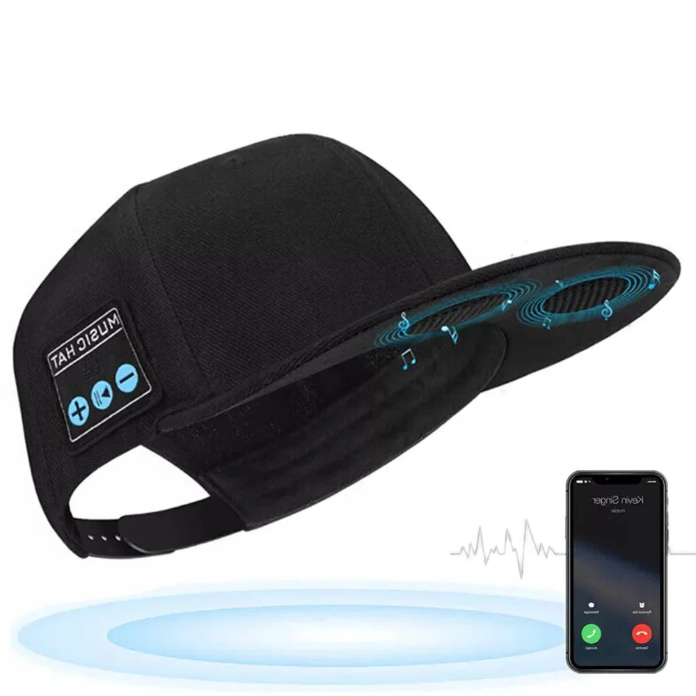 Bluetooth Speaker Baseball Cap - Wireless, Waterproof, and Stylish