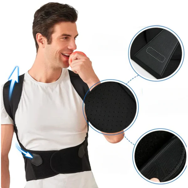 Corrects Posture & Back Pain - in use