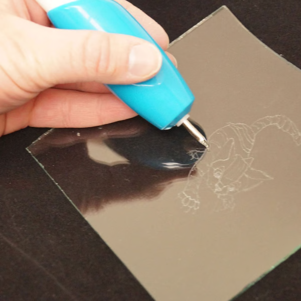DIY Cordless Engraving Pen - in use