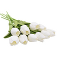 Lifelike Artificial Tulip Flowers (10-Piece Bouquet) - alternate angle