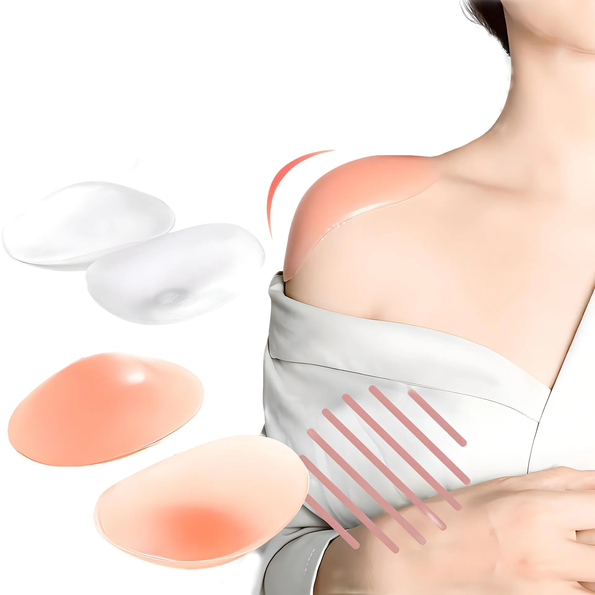 Anti-Slip Shoulder Pads - Invisible Enhancer Shoulder Pads for Women's Clothing - detail