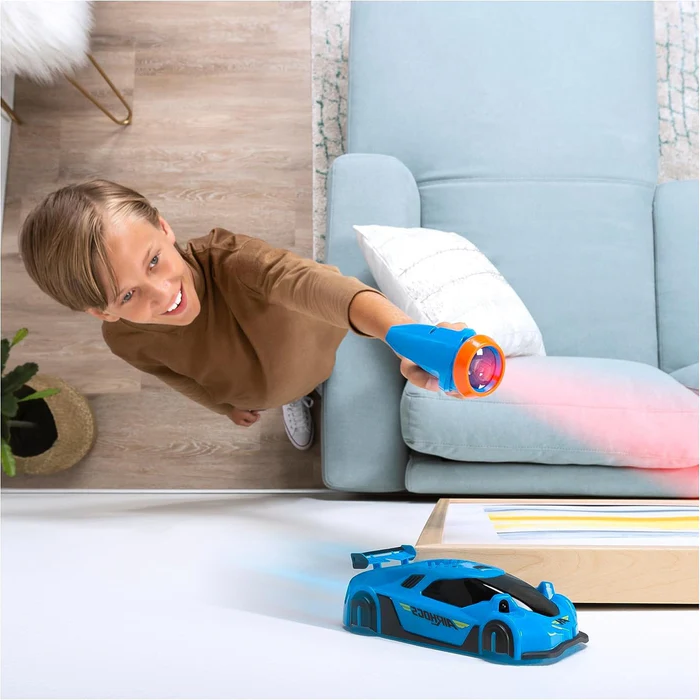 Gravity-Defying Laser RC Car - in use