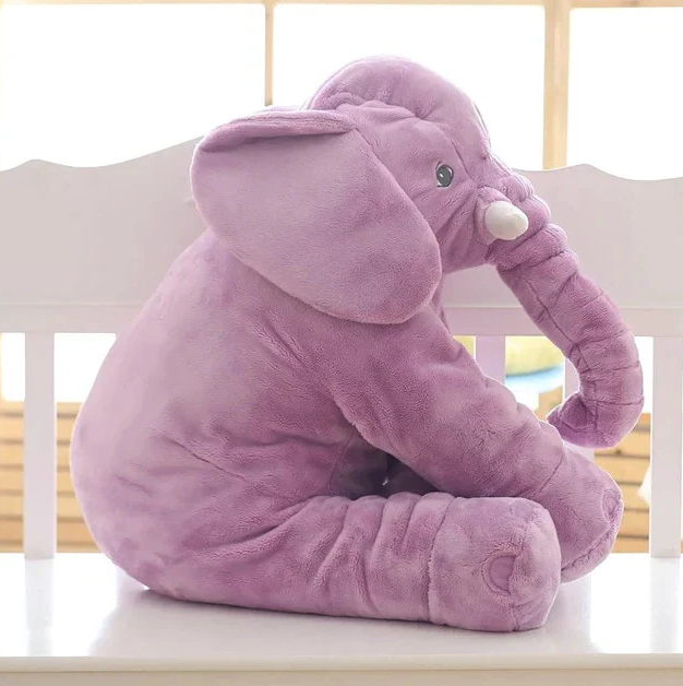 Baby Elephant Cuddle Pillow - alternate angle