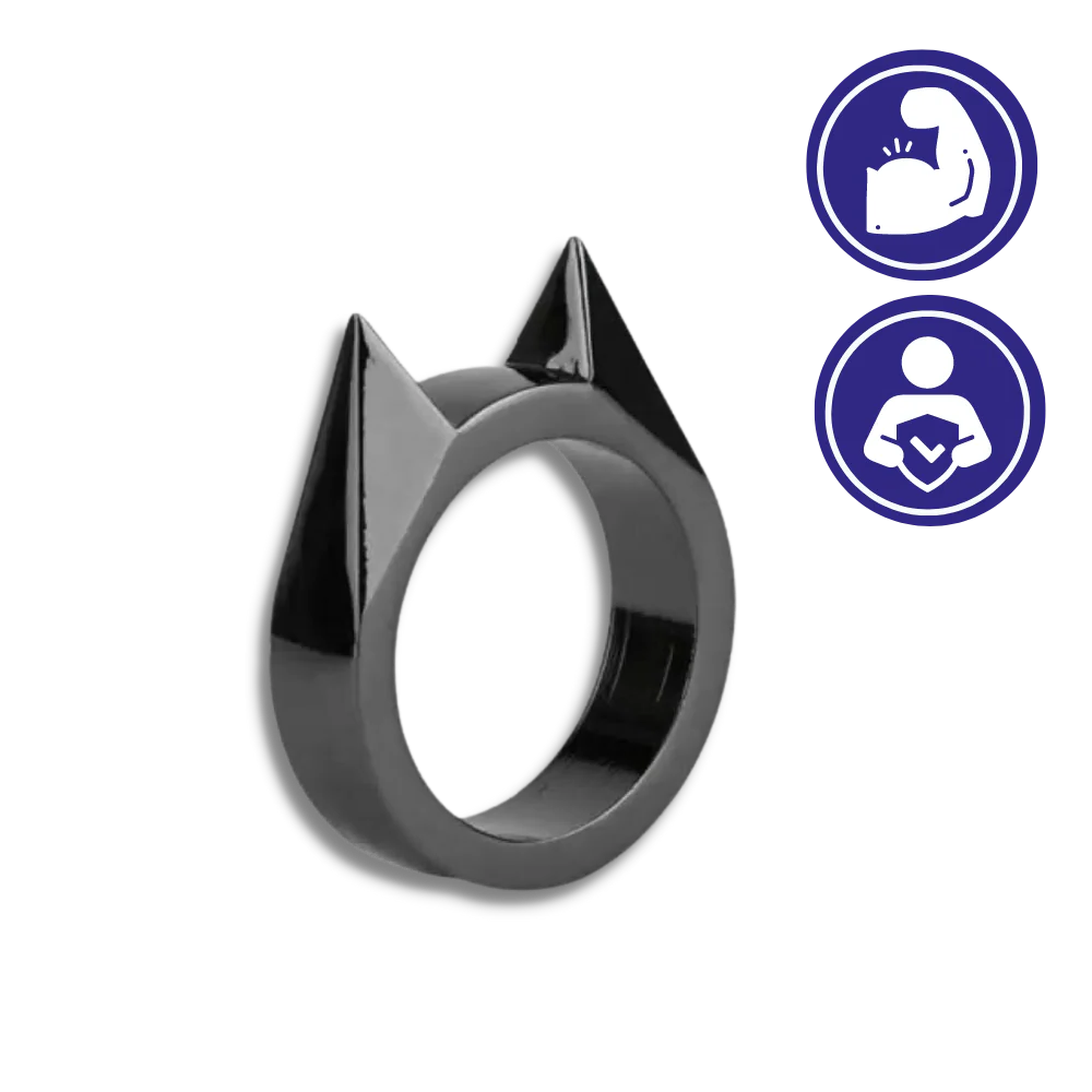 Cat Ear Protective Ring - in use