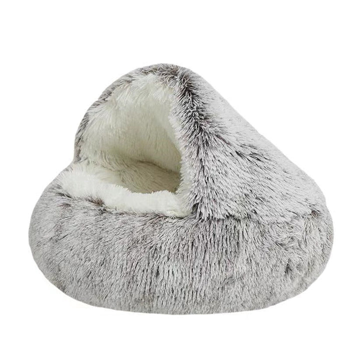 Cozy Pet Bed for Dogs and Cats - SnuggleCave - Plush Comfort