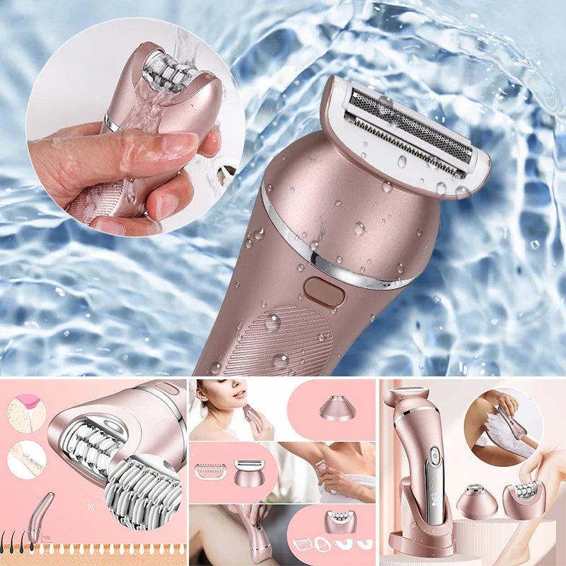 3-in-1 Waterproof Electric Shaver for Women | Cordless Rechargeable - alternate angle