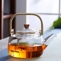 Borosilicate Glass Teapot - alternate angle