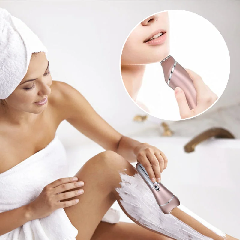 3-in-1 Waterproof Electric Shaver for Women | Cordless Rechargeable - detail