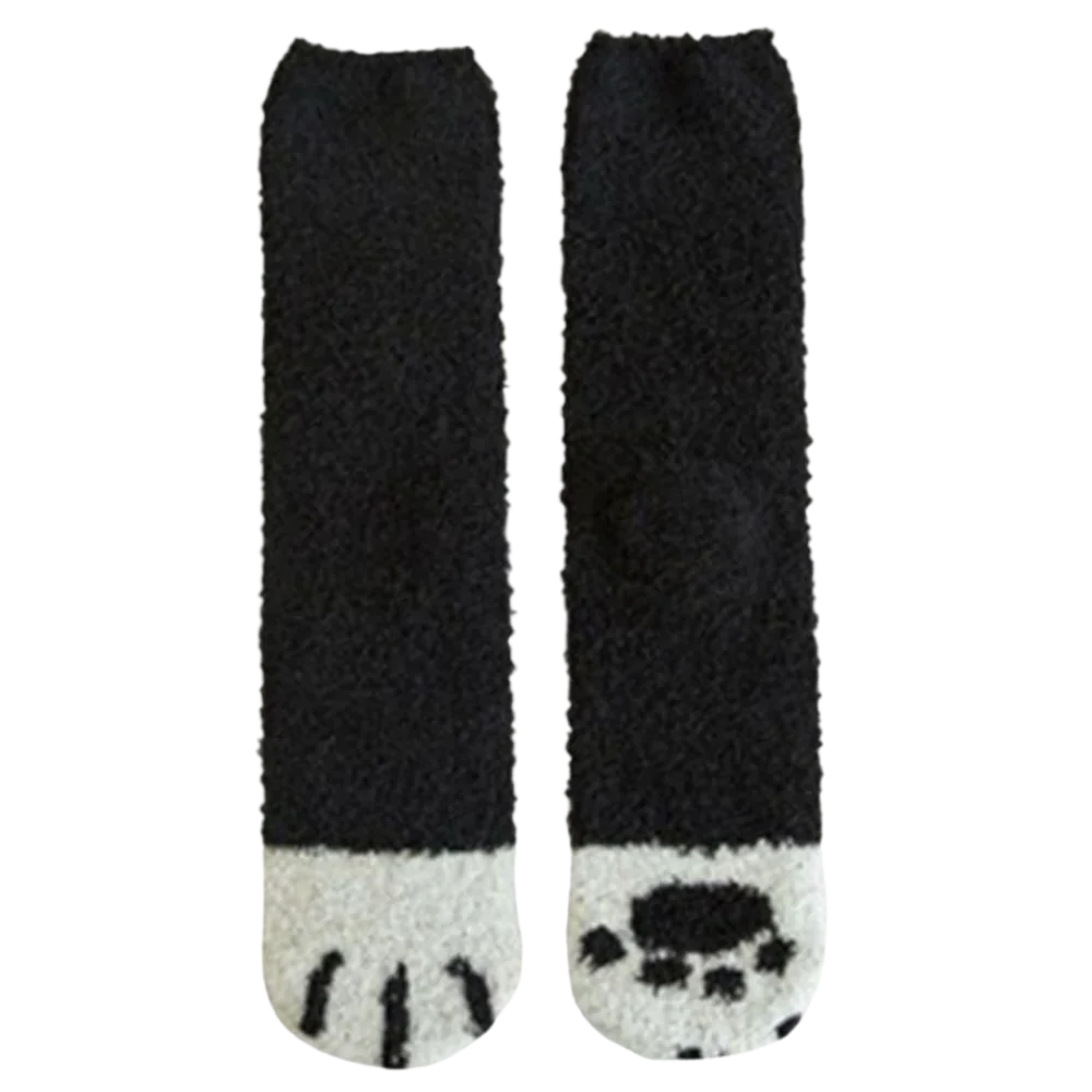 Cat's Paw Winter Socks - alternate angle