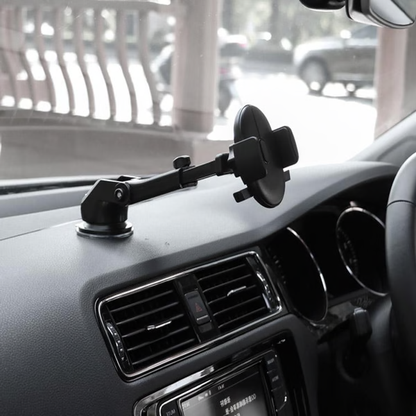 Car Phone Retractable Mount Holder - alternate angle