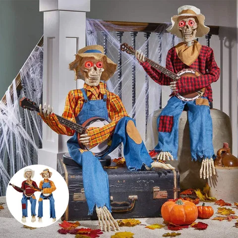 Funny Animated Dueling Banjo Skeletons - in use