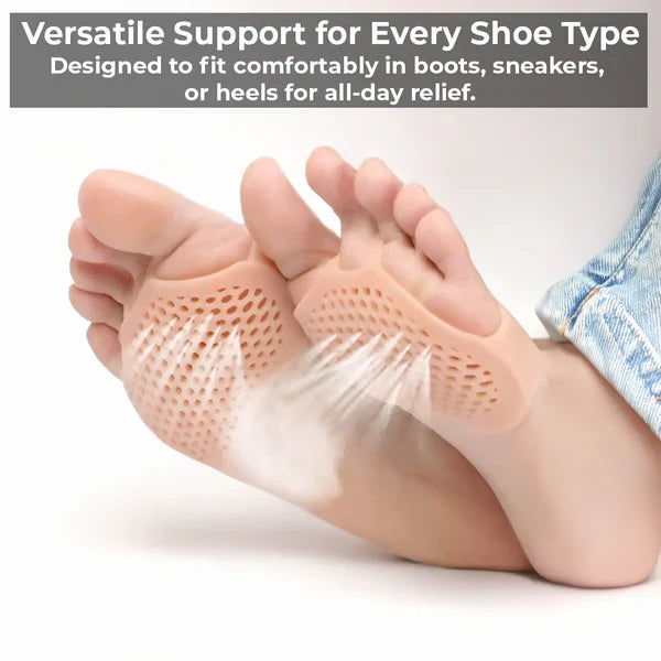 Breathable Gel Metatarsal Pads for Foot Comfort & Pain Relief - detail
