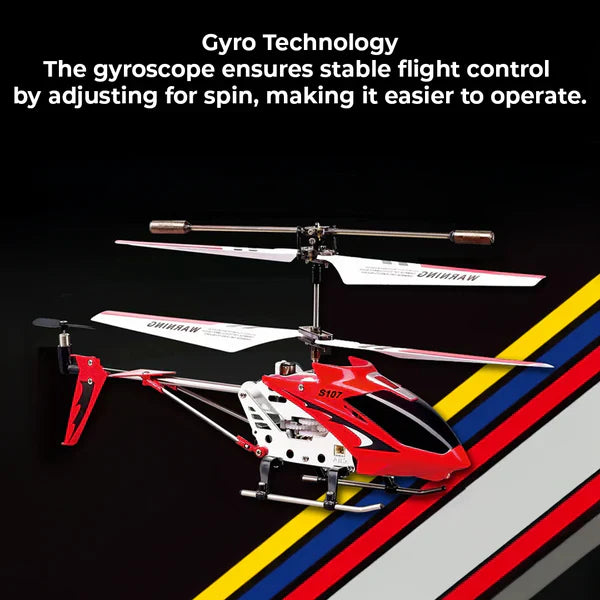 Crimson Unbreakable Mini RC Helicopter with Gyro - detail