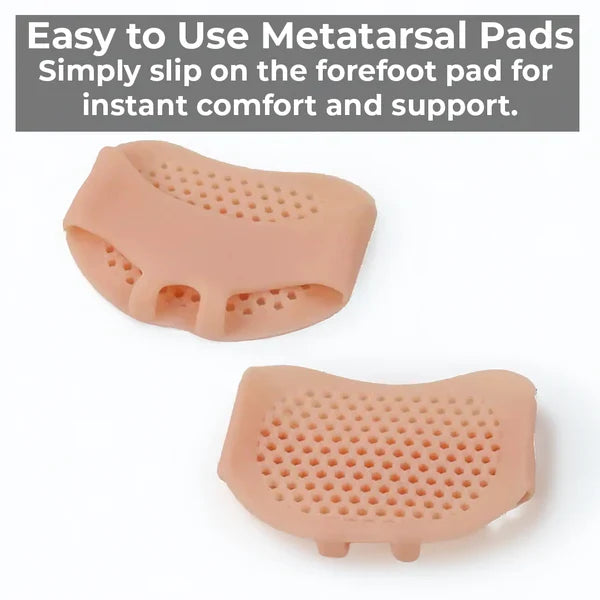 Breathable Gel Metatarsal Pads for Foot Comfort & Pain Relief - alternate angle