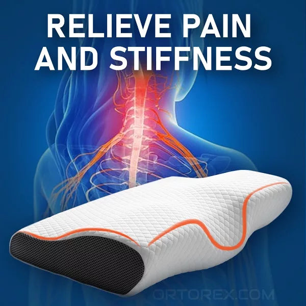 Contoured Orthopedic Memory Foam Pillow for Neck Pain - alternate angle