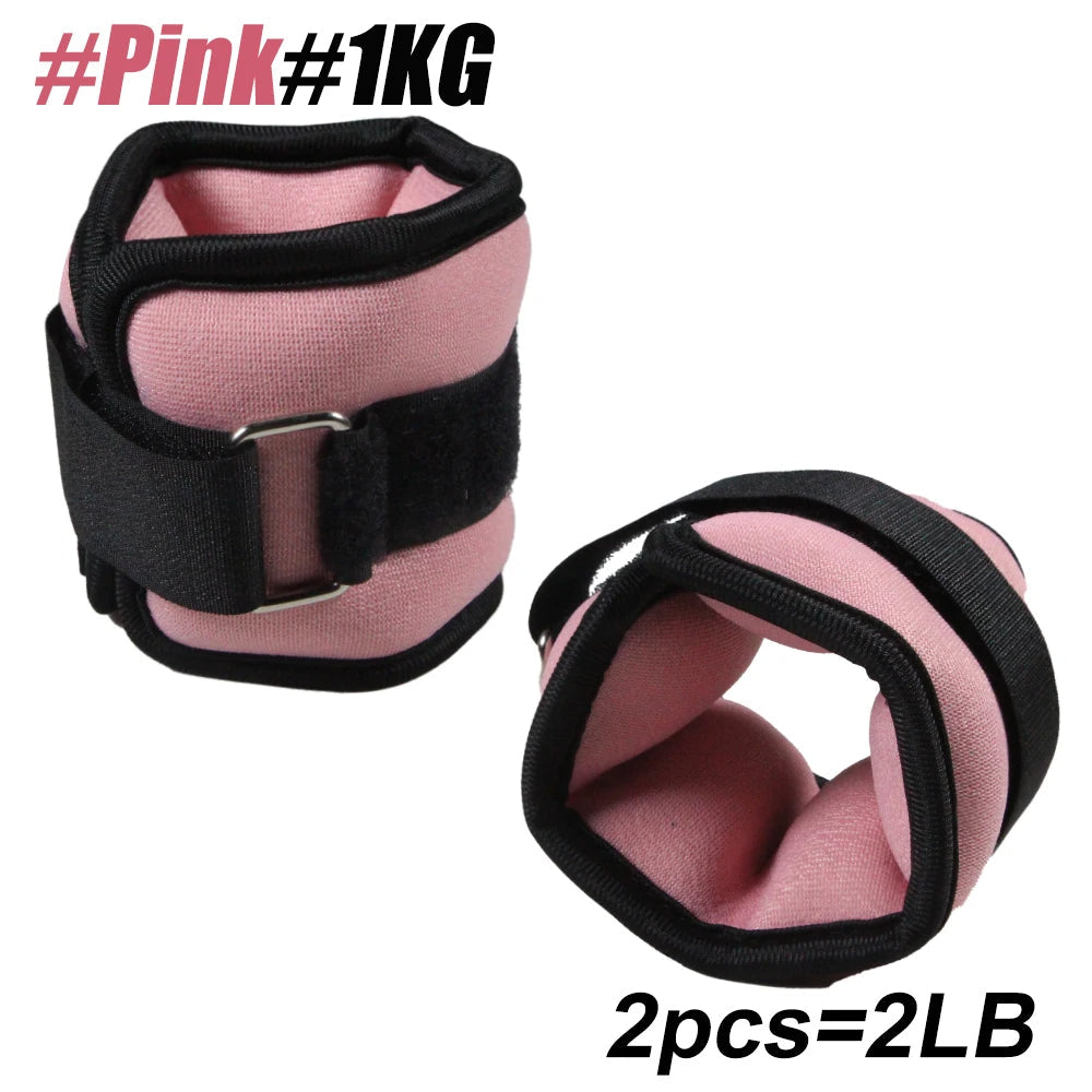 Adjustable Ankle and Wrist Weights - in use